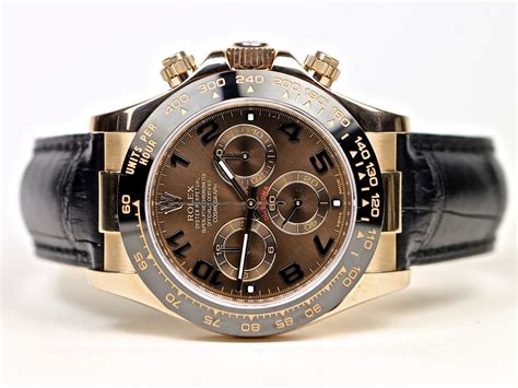 rolex watch daytona everose gold leather strap price|Rolex 116515ln price.